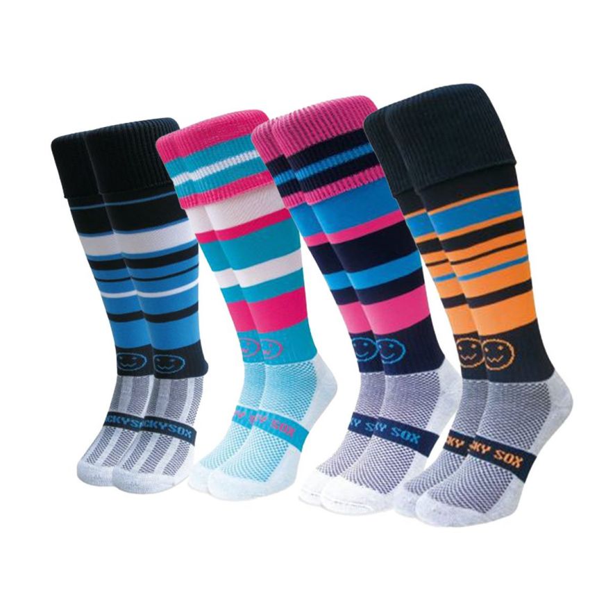 Hots For Hoops 4 Pairs for 3 Pairs Saver Pack Knee Length Sport Socks