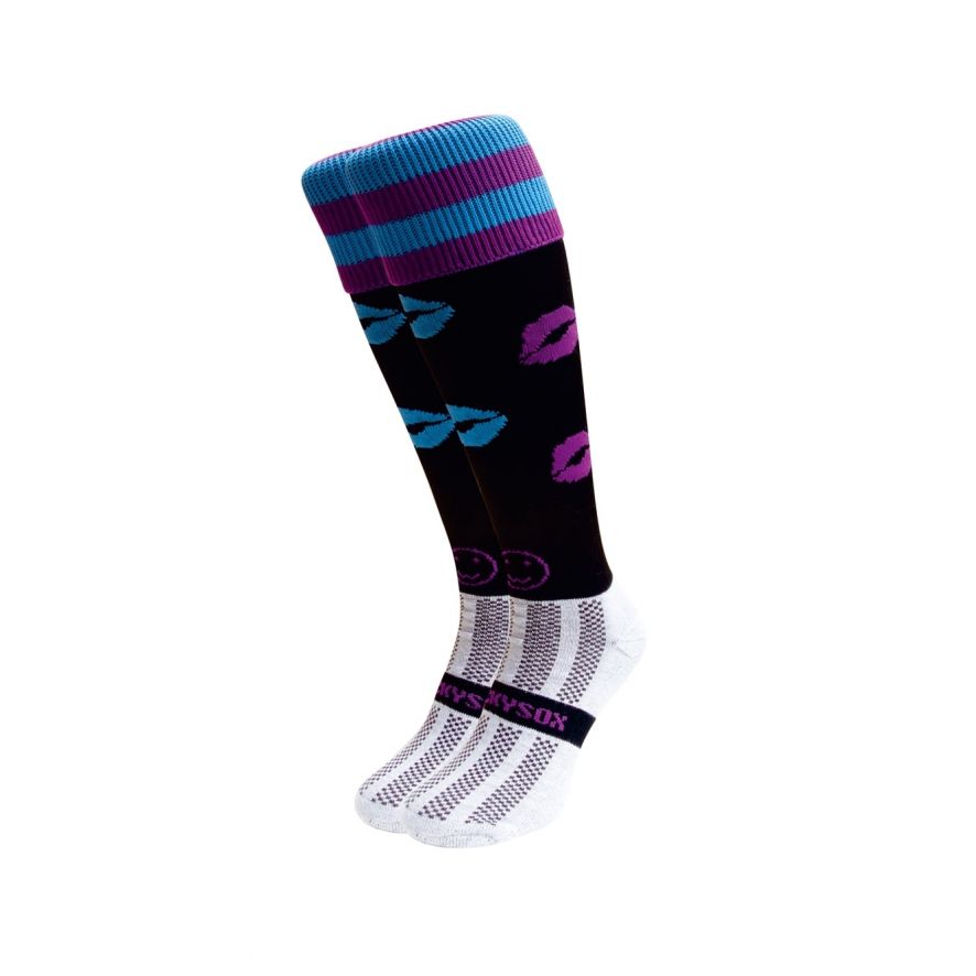 WackySox Purple team sports socks BRAND NEW 