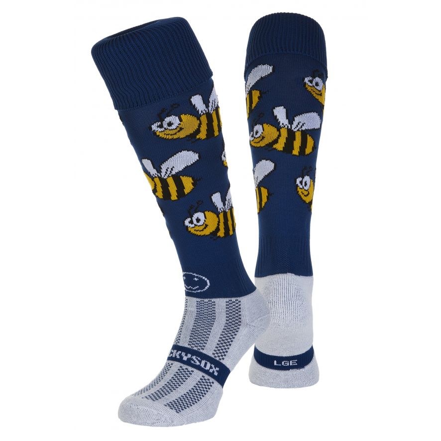 Bee Happy Knee Length Sport Socks