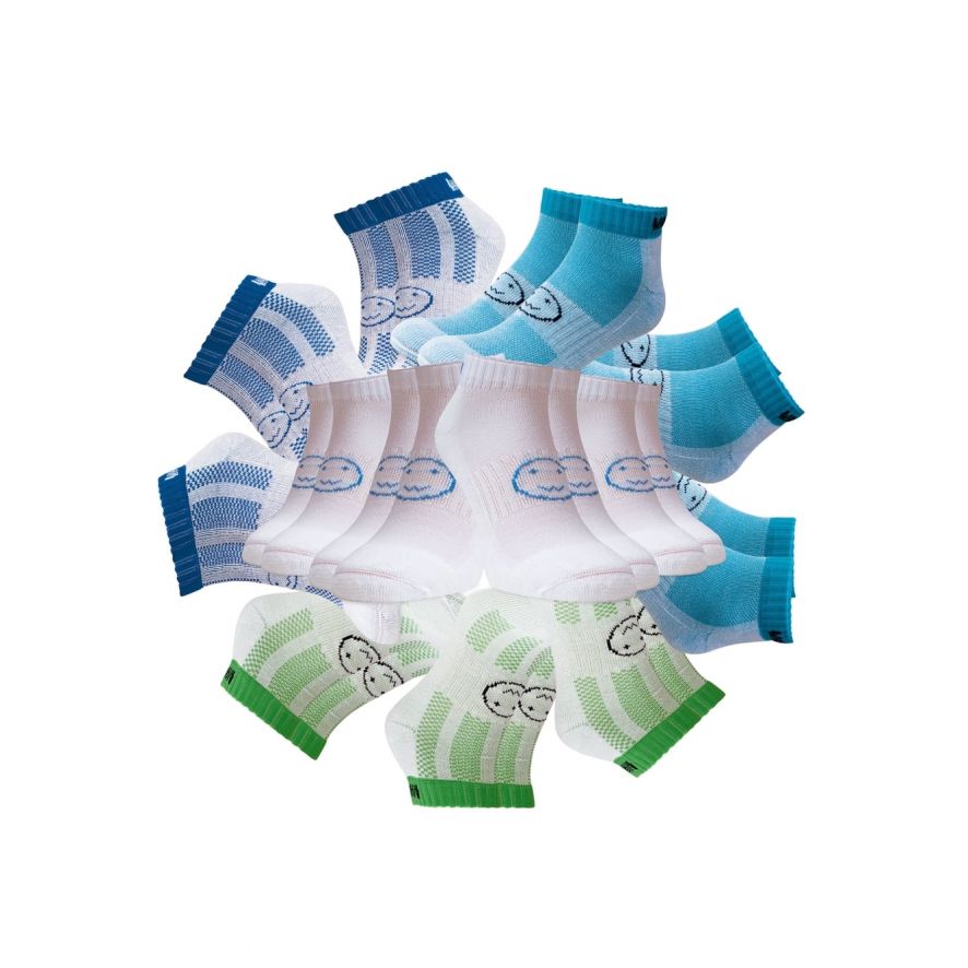 Northern Lights Wheel 13 Pairs for The Price Of 6 Pairs Saver Pack Trainer Socks