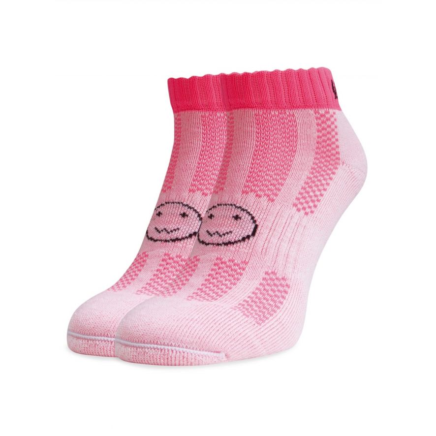 Bright Pink Trainer Socks