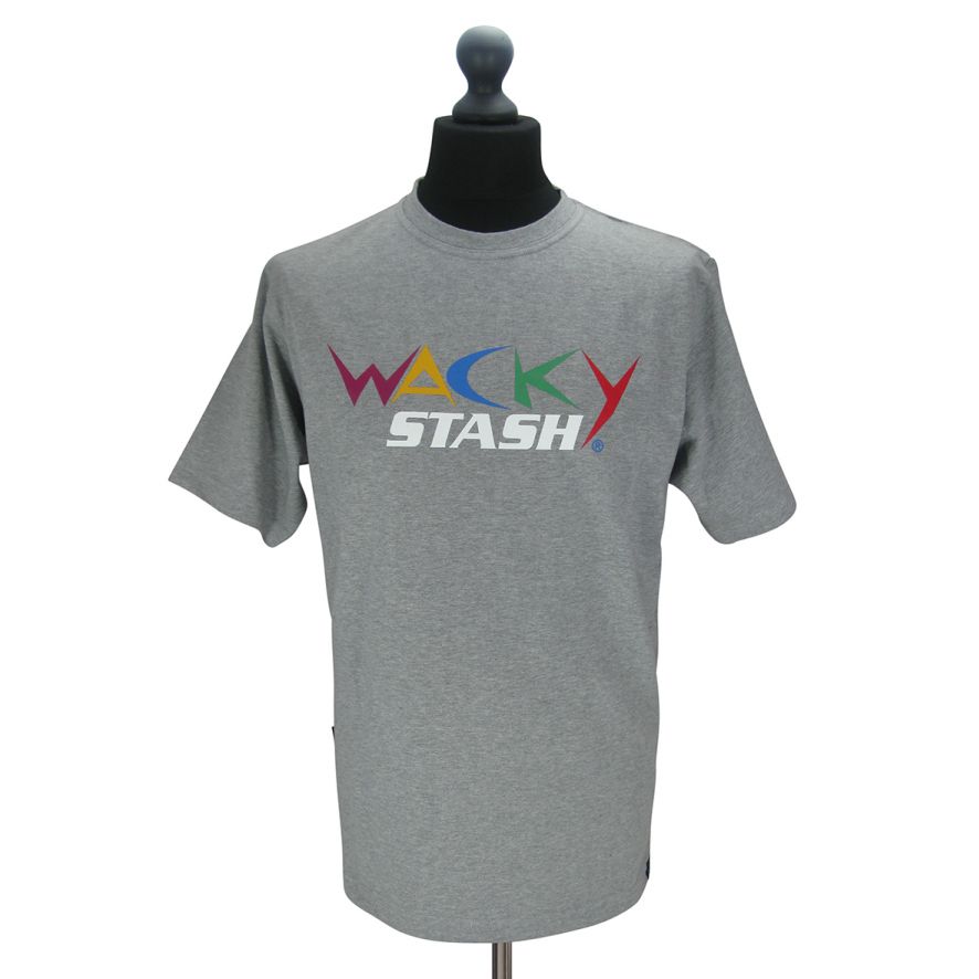 Wacky Stash Grey Printed Tee Shirt