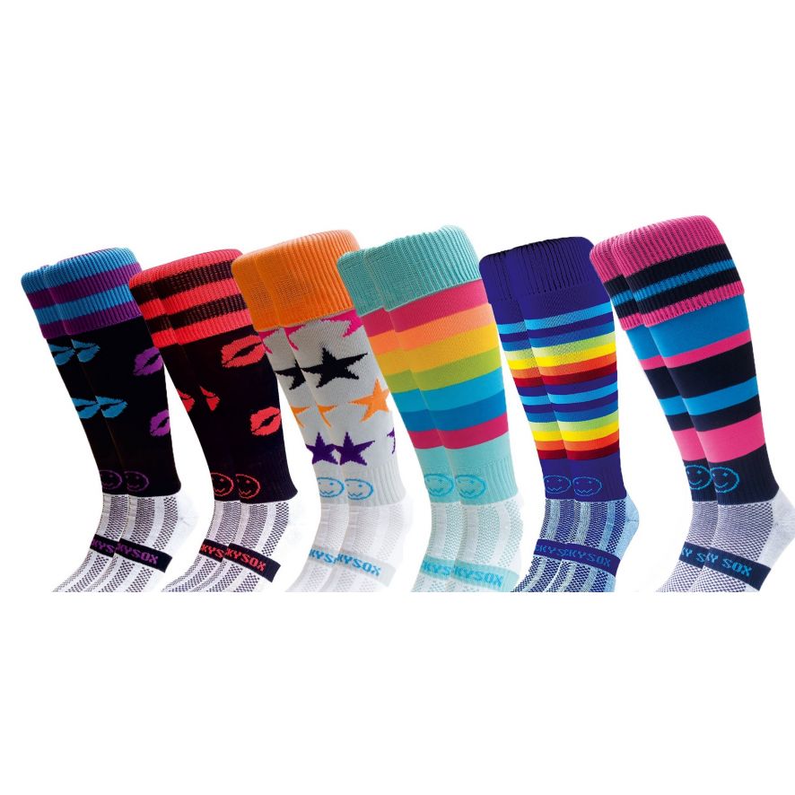 Sexy and You Know It 6 Pair Saver Pack Knee Length Sport Socks