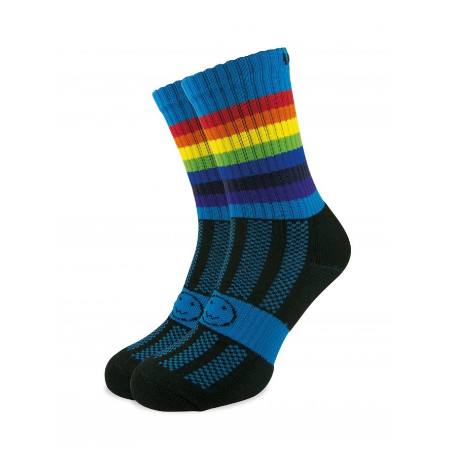 Rainbow Calf Length Sport Socks