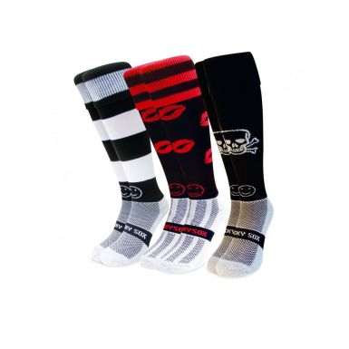 Black Nights 3 Pair Saver Pack Knee Length Sport Socks