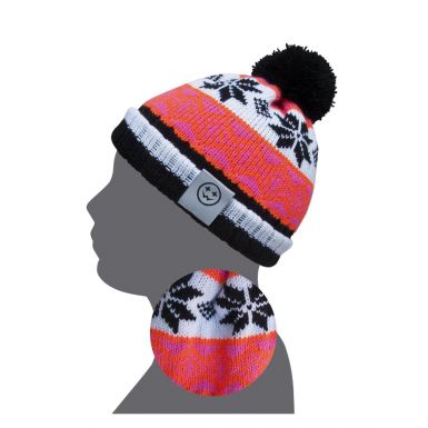 Bling Snowflake Bobble Hat