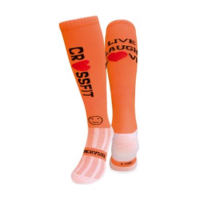 Live Love Laugh Knee Length Fitness Socks