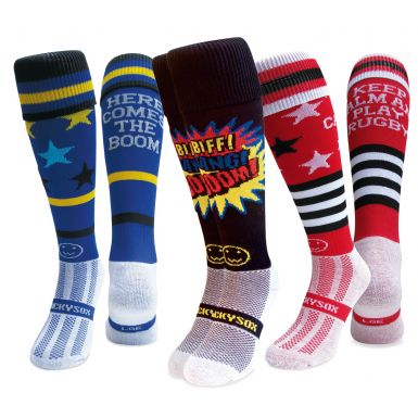 Power Play 3 Pair Saver Pack Knee Length Rugby Socks
