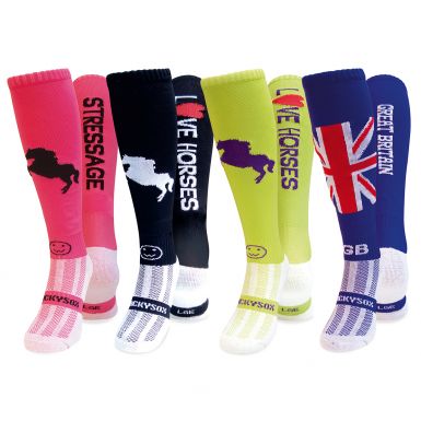 4 Pairs for 3 Pairs Saver Pack Moody Mare Equestrian Socks Horse Riding Socks