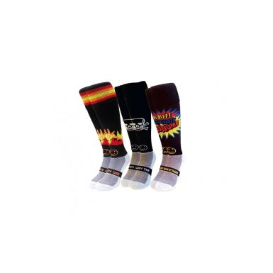 Crackling 3 Pair Saver Pack Knee Length Sport Socks