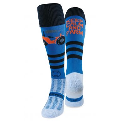 Keep Calm and Farm Knee Length Sport Socks