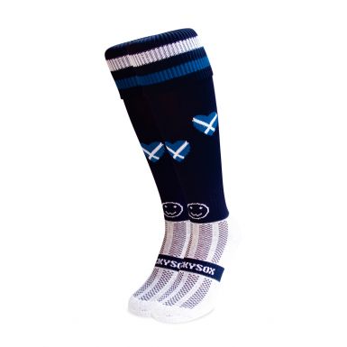 Scotland Hearts Knee Length Sport Socks