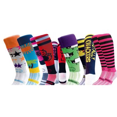 Eclectic Mix 6 Pair Saver Pack Knee Length Sport Socks