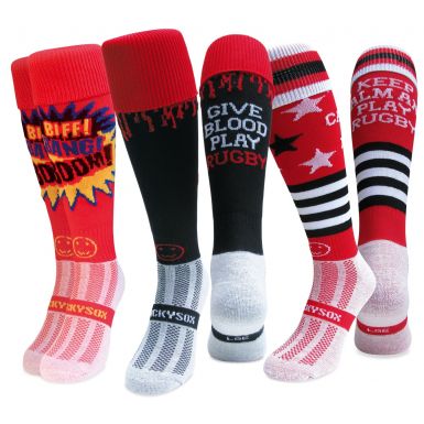 Ruck and Roll 3 Pair Saver Pack Knee Length Rugby Socks