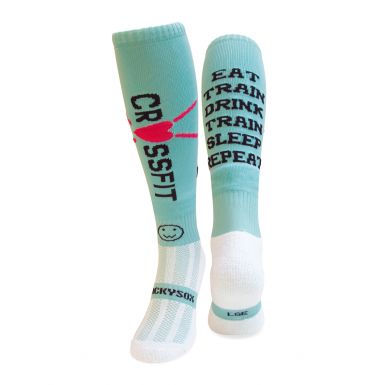 Eat Drink Repeat Knee Length Fitness Socks