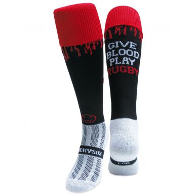 Give Blood Play Rugby Knee Length Rugby Socks