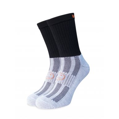 Black Calf Length Socks