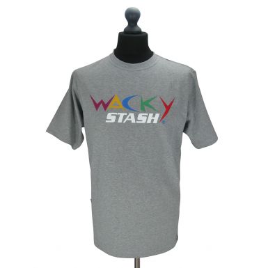 Wacky Stash Grey Printed Tee Shirt
