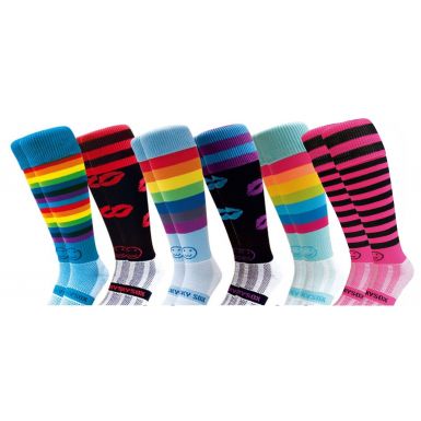 Free Spirit 6 Pair Saver Pack Knee Length Sport Socks