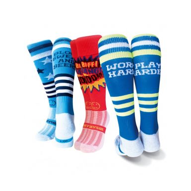 Shallakka Boom 3 Pair Saver Pack Knee Length Sport Socks