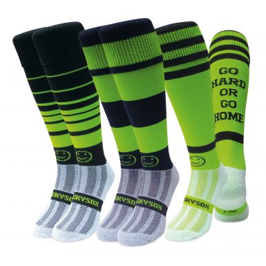 Lime Pickle 3 Pair Saver Pack Knee Length Sport Socks