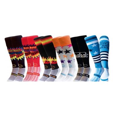 Dangerous 6 Pair Saver Pack Knee Length Sport Socks