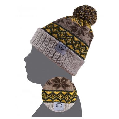 Wilderness Snowflake Bobble Hat