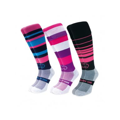 Smooth As Ice 3 Pair Saver Pack Knee Length Sport Socks