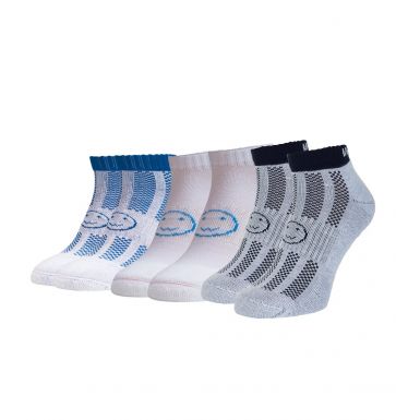 The Base Blues 3 for 2 Pairs Saver Pack Trainer Length Socks