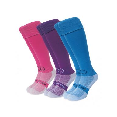 Vibrant Classics 3 Pair Saver Pack Knee Length Sport Socks