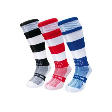 Retro Hoops 3 Pair Saver Pack Knee Length Sport Socks