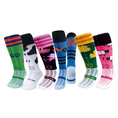 Sugar Beet Feet 6 Pair Saver Pack Knee Length Sport Socks