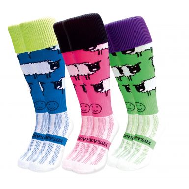 Flock Rock 3 Pair Saver Pack Knee Length Sport Socks