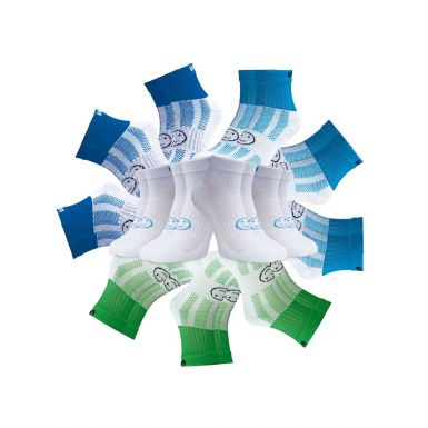 Northern Lights Wheel 13 Pairs For The Price Of 6 Pairs Saver Pack Ankle Length Socks