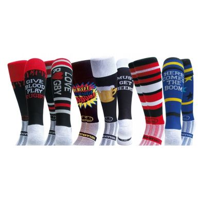 Rugby Head 6 Pair Saver Pack Knee Length Rugby Socks