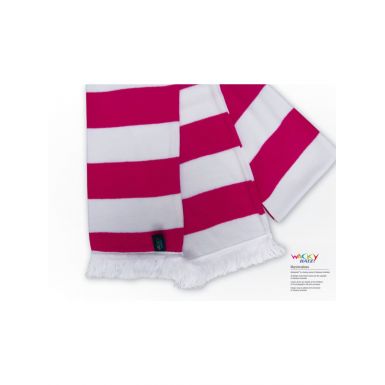 WackyStash - Pink and White Scarf