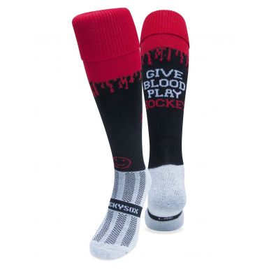Give Blood Play Hockey Knee Length Sport Socks