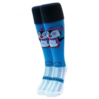 Playful Penguin Knee Length Sport Socks