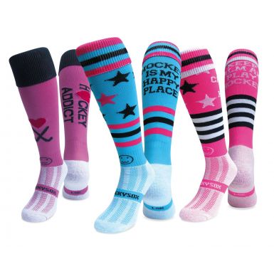 Hockey Nut 3 Pair Saver Pack Knee Length  Hockey Socks