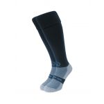 Plain Navy Blue Knee Length Sport Socks