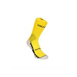 Non-Slip Yellow with Black Trim Calf Length Socks