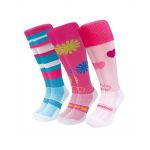 Pretty in Pink 3 Pair Saver Pack Knee Length Sport Socks