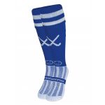 Hockey Addict Blue Knee Length Hockey Socks