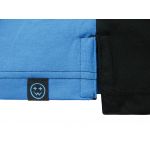 WackyStash Turquoise and Black Quartered Rugby Jersey