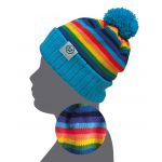 Rainbow Bobble Hat