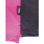 WackyStash Pink and Black Quartered Rugby Jersey