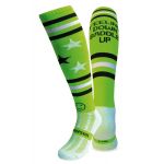 Feeling Down Saddle Up Lime Green Equestrian Horse Riding Socks