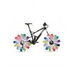 Muticoloured Wheel 13 Pairs for The Price Of 6 Pairs Saver Pack Ankle Length Socks