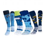 Beasty Blues 4 Pairs for 3 Pairs Saver Pack Knee Length Sport Socks