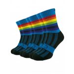 Rainbow 3 for 2 Pairs Saver Pack Calf Length Socks